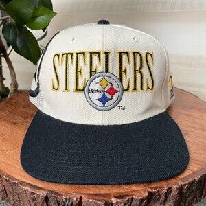 Vintage Pittsburgh Steelers ProLine Sports Specialties NFL Snapback Hat Rare VTG